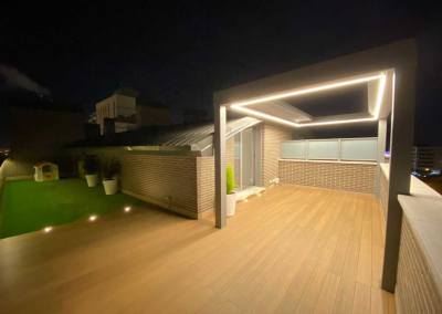 PÉRGOLA BIOCLIMÁTICA RETRÁCTIL EN ÁTICO DE ALCORCÓN MADRID 5