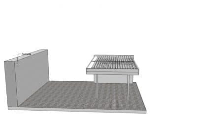 BOCETO DISEÑO PERGOLA BIOCLIMATICA LAMAS ORIENTABLES MOTORIZADA EN TERRAZA TORRELODONES MADRD 4
