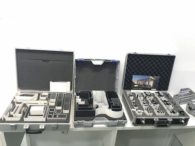 Oficina de Sistemas Bioclimáticos Muestras de acabados 1