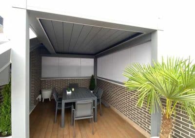 PÉRGOLA BIOCLIMÁTICA RETRÁCTIL EN ÁTICO DE ALCORCÓN MADRID 7