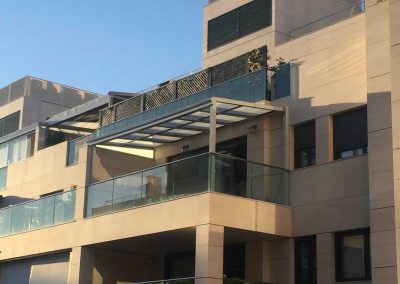 TECHO MOVIL DE CRISTAL MOTORIZADO EN TERRAZA MONTECRAMELO MADRID 03