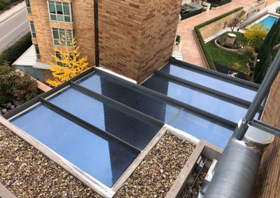 TECHO FIJO CON CERRAMIENTO VERTICAL REPLEGABLE EN TERRAZA DE MADRID CENTRO 5